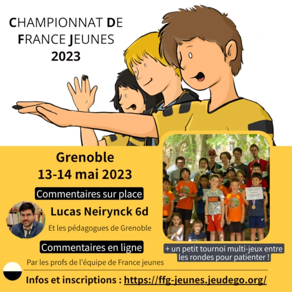 Poster du championnat de France jeune 2023