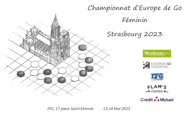 Poster du championnat d'Europe féminin 2023